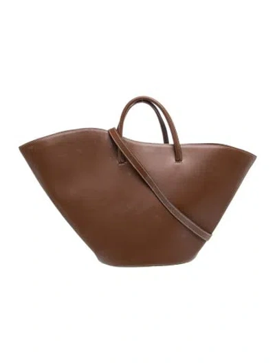 Pre-owned Liffner Leather Top Handle Bag In Brown