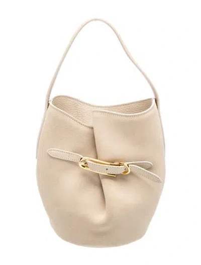 Pre-owned Liffner Leather Top Handle Bag In Neutral