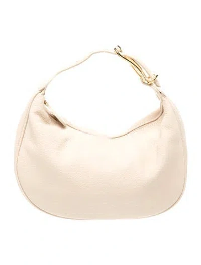 Pre-owned Liffner Leather Top Handle Bag In Neutral