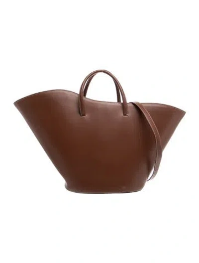 Pre-owned Liffner Leather Tote In Brown