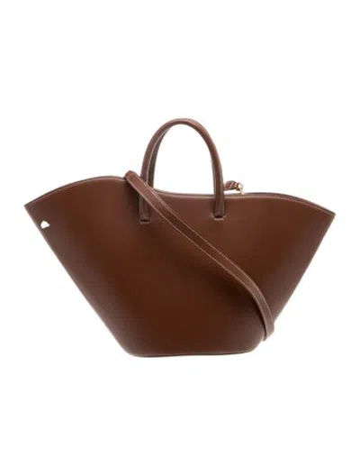 Pre-owned Liffner Leather Tote In Brown