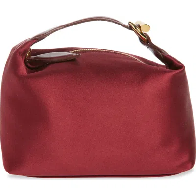 Liffner Micro Pillow Pouch In Burgundy