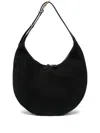 Liffner Moon Hobo Shoulder Bag In Black