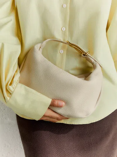 Liffner Moon Pouch Cream In Neutral