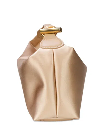 Liffner Pillow Pouch Golden Hardware Tote Bag In Neutral