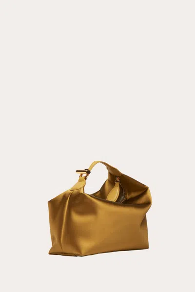 Liffner Pillow Pouch Green Curry Satin