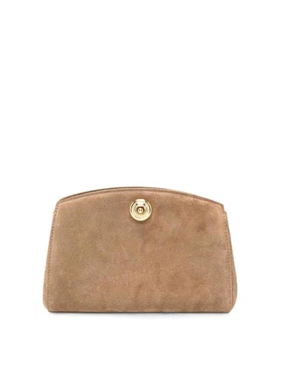 Liffner Pushlock Clutch In Beige