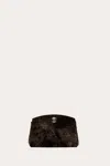 Liffner Mini Pushlock Clutch In Brown