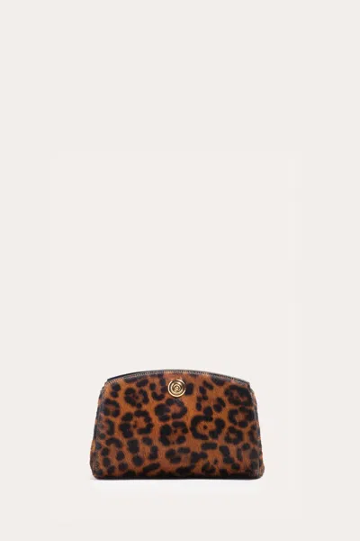 Liffner Pushlock Clutch Leopard In Animal Print