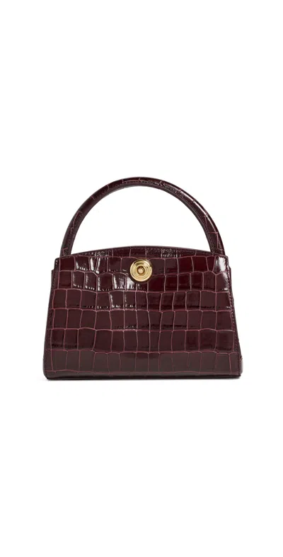 Liffner Pushlock Lady Mini Bag Burgundy/gold Hardware
