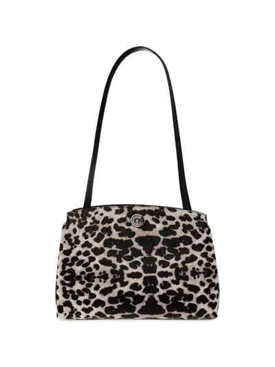 Liffner Pushlock Leopard-print Shoulder Bag In Multi