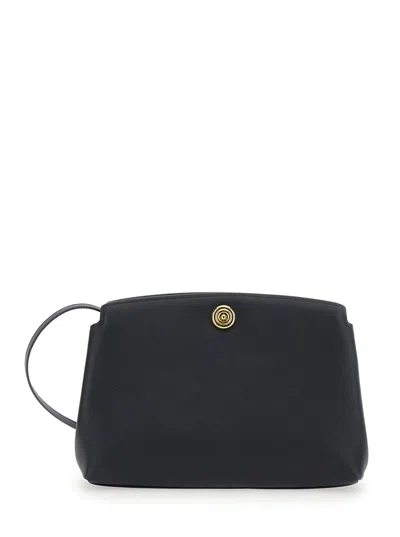 Liffner Pushlock Pouch Clutch In Black