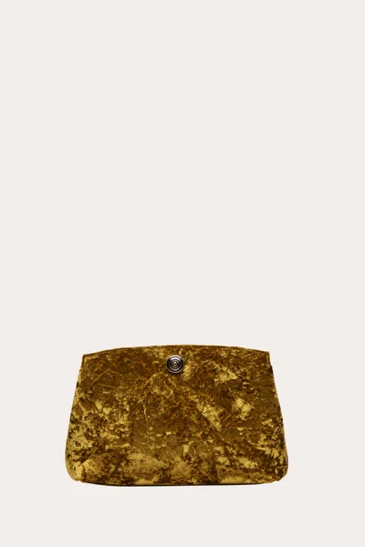 Liffner Pushlock Pouch Green Velvet