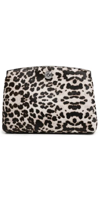Liffner Pushlock Pouch Leopard/silver Hardware