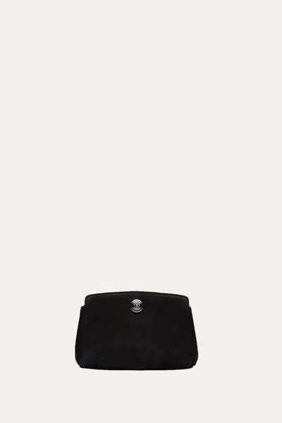 Liffner Pushlock Pouch Mini Black Nubuck