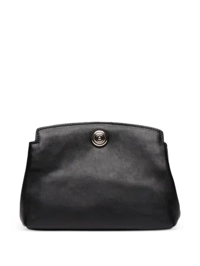 Liffner Pushlock Shoulder Bag In Black