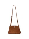 Liffner Pushlock Shoulder Bag In Brown