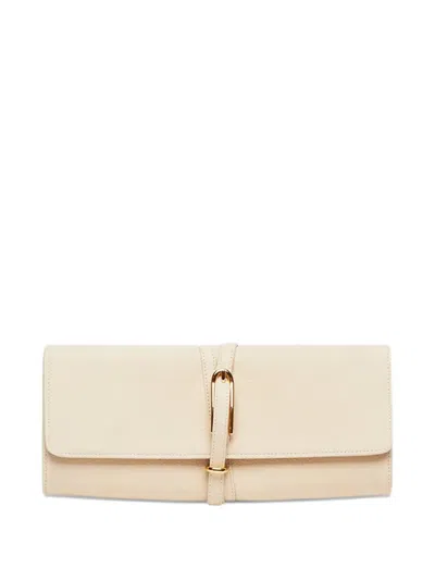 Liffner Rectangular Strap Clutch Bag In Neutral