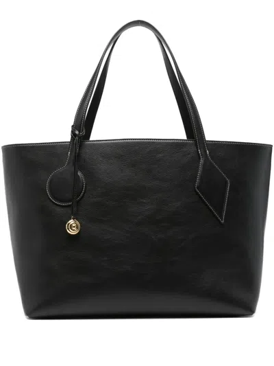 Liffner Sprout Charm Tote Bag In Black