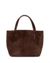 Liffner Sprout Tote Micro Bag In Brown