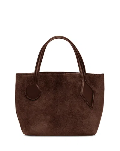Liffner Sprout Tote Micro Bag In Brown