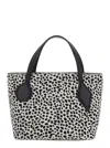Liffner Sprout Micro Tote Dalmatian In Gray