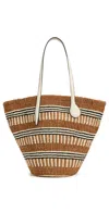 Liffner Straw Basket Bag Beige