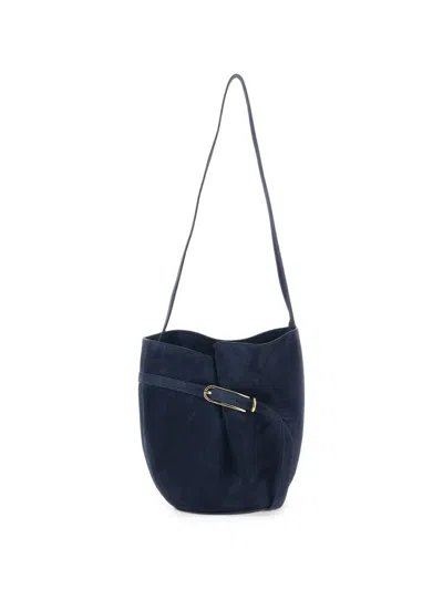 Liffner Suede Bucket Bag In Pink