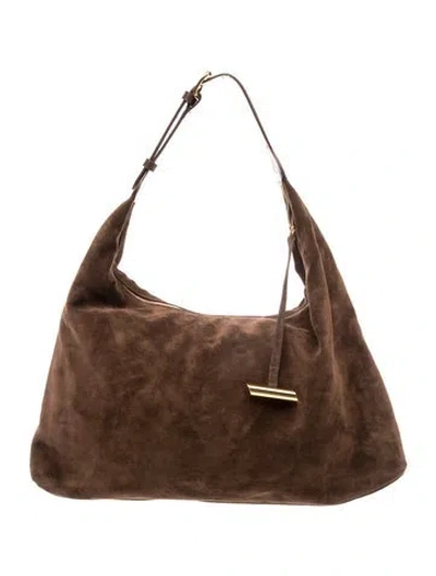 Pre-owned Liffner Suede Shoulder Bag In Brown
