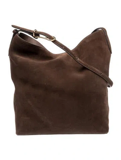 Pre-owned Liffner Suede Shoulder Bag In Brown