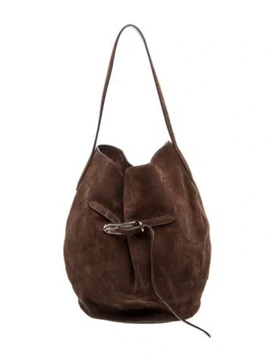 Pre-owned Liffner Suede Shoulder Bag In Brown