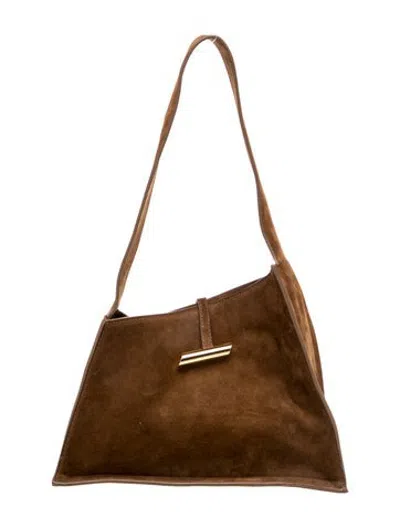 Pre-owned Liffner Suede Shoulder Bag In Brown