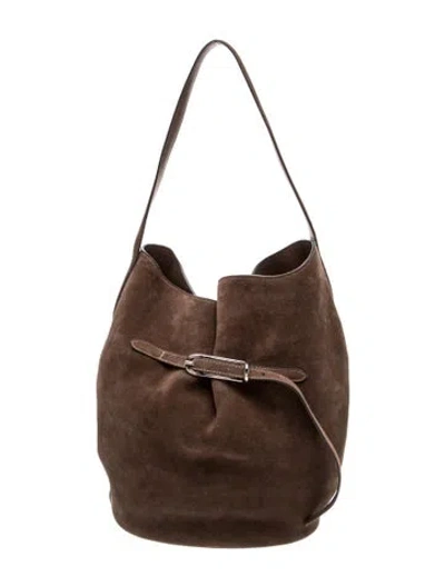Pre-owned Liffner Suede Shoulder Bag In Brown