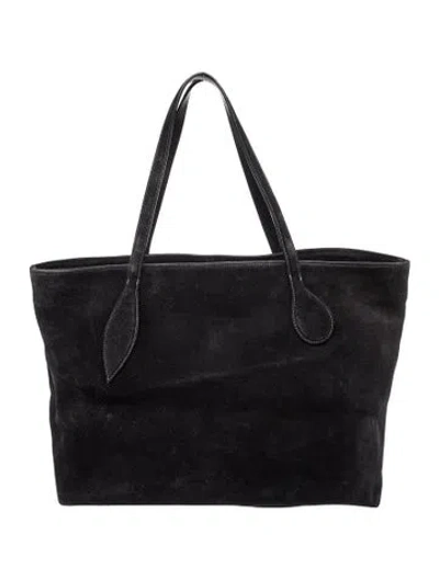 Pre-owned Liffner Suede Tote In Black