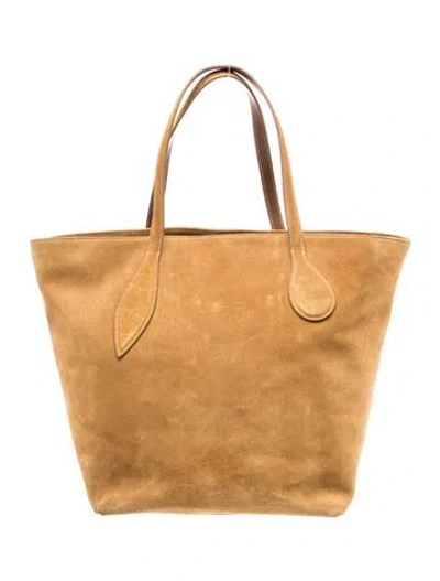 Pre-owned Liffner Suede Tote In Brown