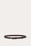 Liffner Three Keepers Belt Dark Brown Croc In Brown