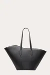 Liffner Tulip Shoulder Bag Medium Black In Black