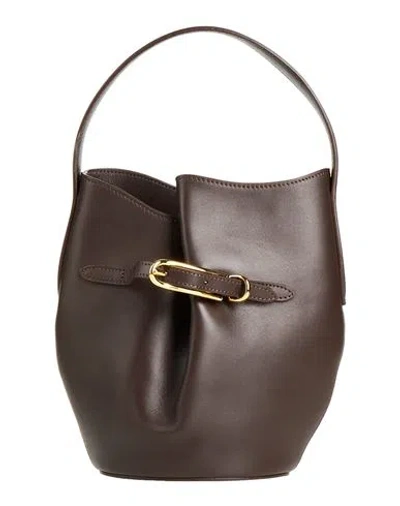 Liffner Woman Handbag Chocolate Brown Size - Leather