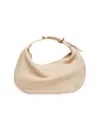 Liffner Moon Pouch Zip Tote Bag In White