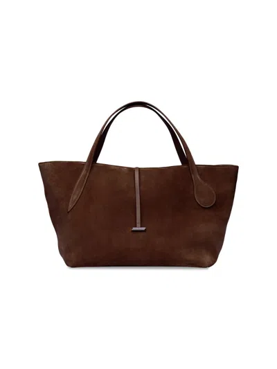 Liffner Women's Penne Suede Tote Bag In Brown