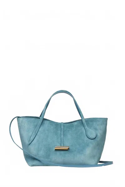 Liffner Women's Petite Penne Tote Bag In Cadet Blue