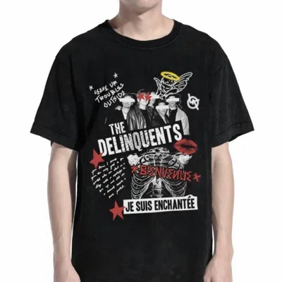 Lifted Anchors Men's Delinquent Tee In Black