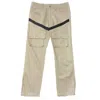 Lifted Anchors Men's Helix Striped Cargos Pants In Stone Tan In Multi