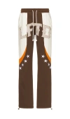 Lifted Anchors Star Sweatpant In White & Brown