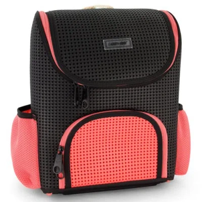 Light+nine Student Backpack With Nimix Set In Brown