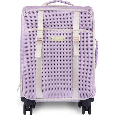 Light+nine Suitcase 4 Wheel Faded Lavender With Nimix Good Vibes Set In Purple