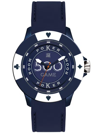 Light Time Mod. Poker - Blue / White