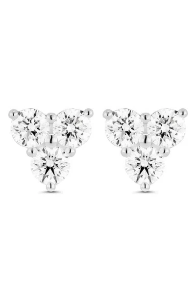 Lightbox 0.6-carat The Mini Trio Lab Grown Diamond Pendant Necklace In White/14w