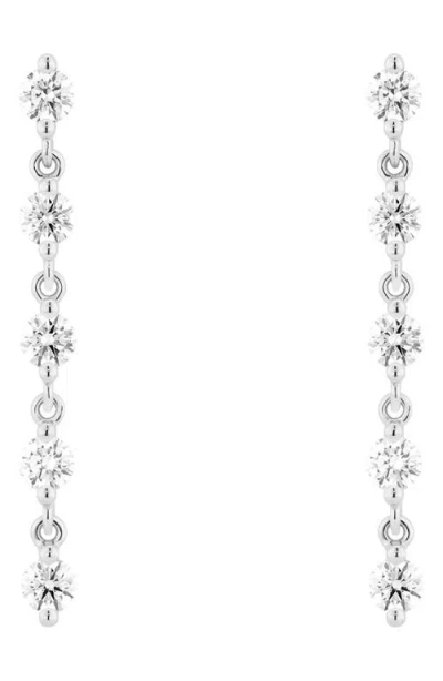 Lightbox 1.5-carat Lab Grown Diamond Linear Drop Earrings In White/14w