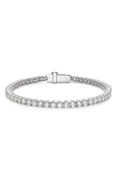 Lightbox 5.5-carat Lab Grown Diamond Tennis Bracelet In White/14w